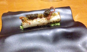 Bone marrow, osetra caviar.