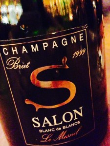 Another one of those OMFG moments with the first zip of this 1999 S Salon champagne.